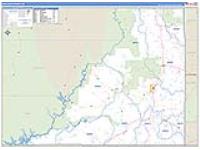 San Juan, Ut Carrier Route Wall Map